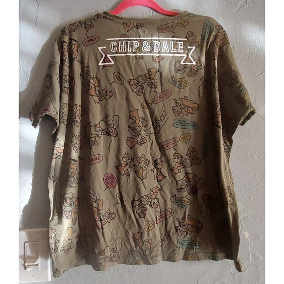 UT Uniqlo Shirt Women's L,chip & Dale,casual, 22 Inch Of Armp To Armp - Picture 5 of 7